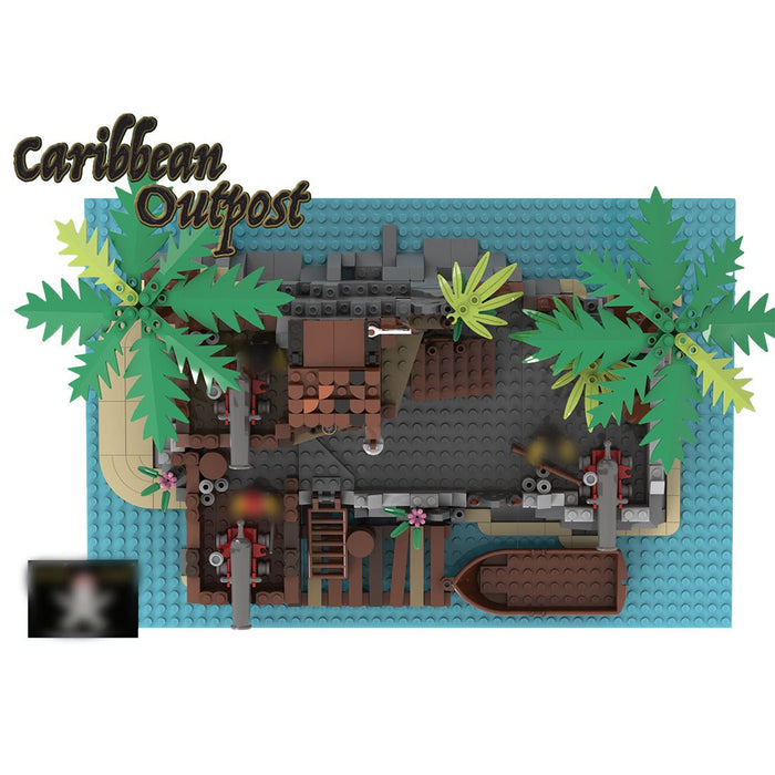 MOC - 168202 Caribbean Outpost Building Blocks - LesDiy -