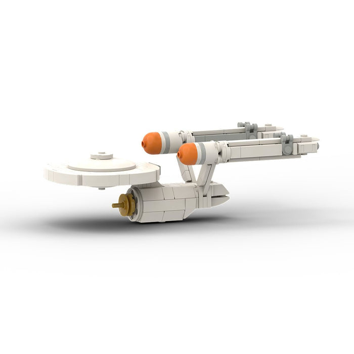 MOC - 169001 1/1500 Scale Sci - Fi Space Starship Building Blocks - LesDiy -