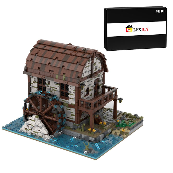 MOC - 169846 Medieval Watermill - LesDiy -