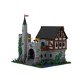 MOC - 169989 Medieval Brook Manor Building Blocks - LesDiy -