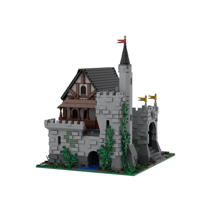 MOC - 169989 Medieval Brook Manor Building Blocks - LesDiy -