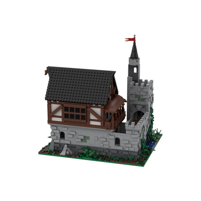 MOC - 169989 Medieval Brook Manor Building Blocks - LesDiy -
