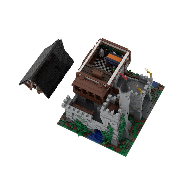 MOC - 169989 Medieval Brook Manor Building Blocks - LesDiy -