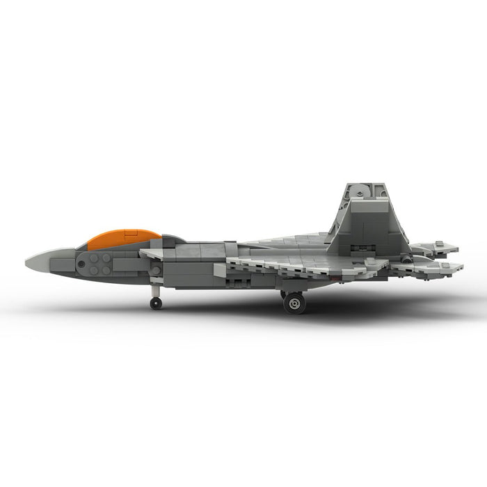 MOC - 170089 F - 22 Raptor | Stealth Fighter - 1:70 Scale - LesDiy -