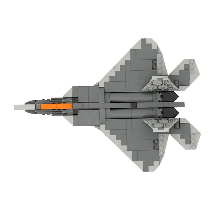 MOC - 170089 F - 22 Raptor | Stealth Fighter - 1:70 Scale - LesDiy -