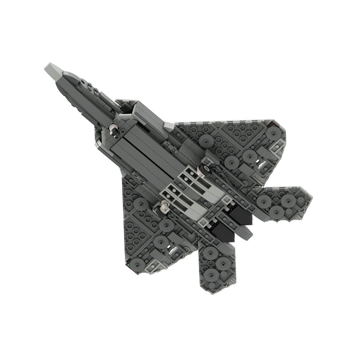 MOC - 170089 F - 22 Raptor | Stealth Fighter - 1:70 Scale - LesDiy -