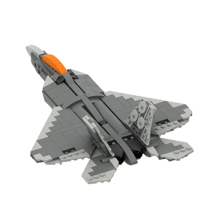 MOC - 170089 F - 22 Raptor | Stealth Fighter - 1:70 Scale - LesDiy -
