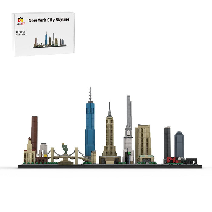MOC - 171090 New York City Skyline Building Blocks - LesDiy - Building Blocks -