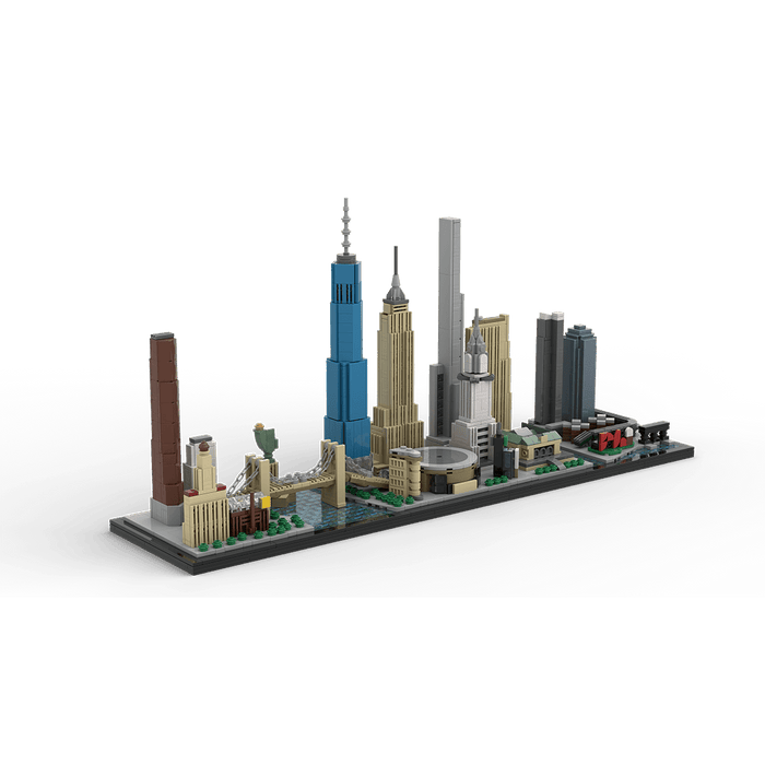 MOC - 171090 New York City Skyline Building Blocks - LesDiy - Building Blocks -