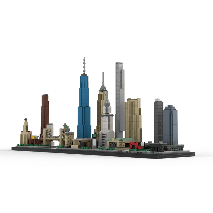 MOC - 171090 New York City Skyline Building Blocks - LesDiy - Building Blocks -