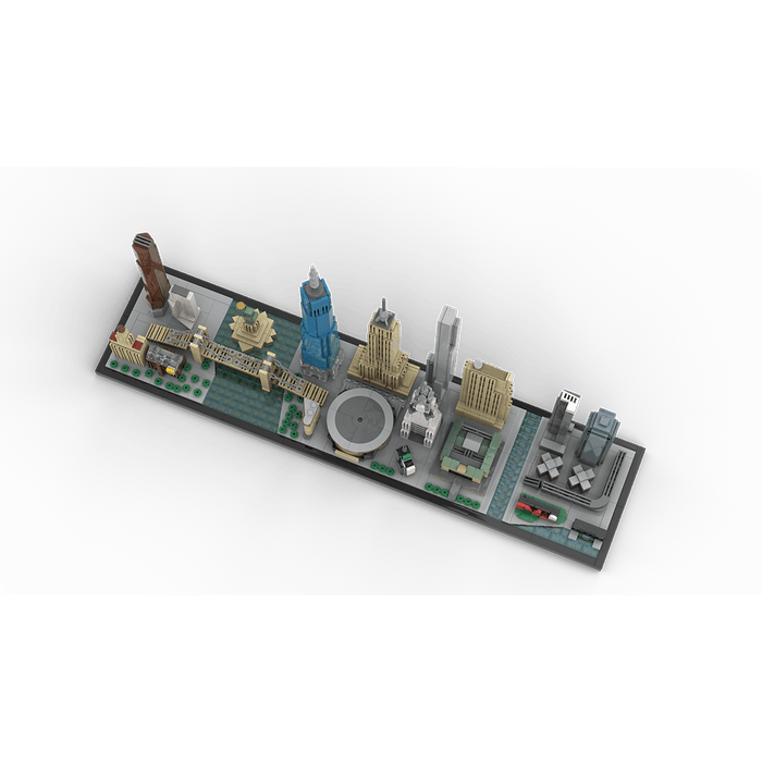 MOC - 171090 New York City Skyline Building Blocks - LesDiy - Building Blocks -