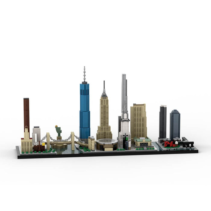 MOC - 171090 New York City Skyline Building Blocks - LesDiy - Building Blocks -