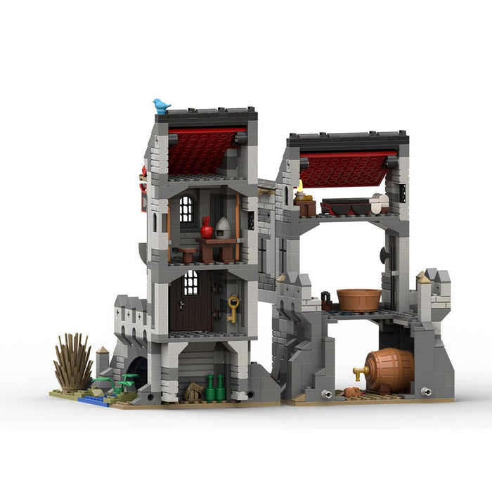 MOC - 171966 Medieval Wolfpack Wraith Watchtower Building Blocks - LesDiy - MOC -