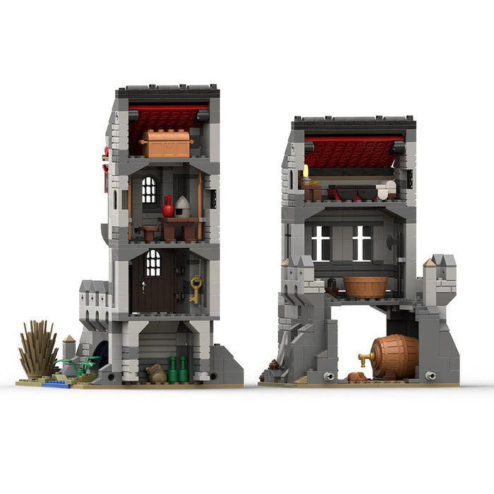 MOC - 171966 Medieval Wolfpack Wraith Watchtower Building Blocks - LesDiy - MOC -