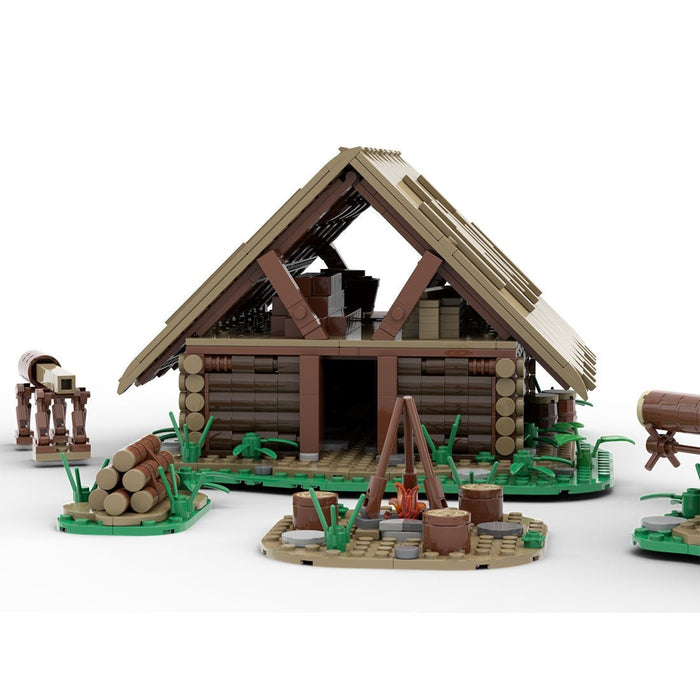 MOC - 172314 Medieval Logging Camp - LesDiy -