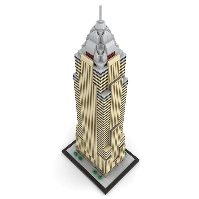 MOC - 172359 1/800 Scale Key Tower Cleveland Skyscraper Building Blocks - LesDiy - Building Blocks -