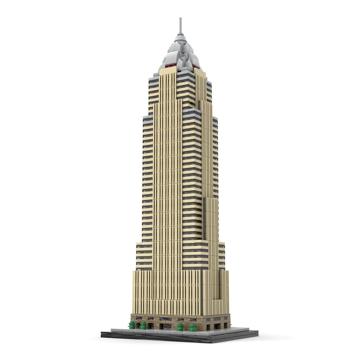 MOC - 172359 1/800 Scale Key Tower Cleveland Skyscraper Building Blocks - LesDiy - Building Blocks -