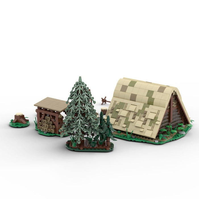 MOC - 173176 Medieval Woodcutter Lodge - LesDiy -