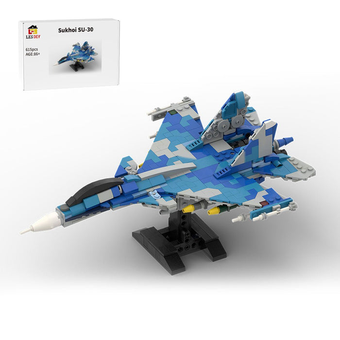 MOC - 173300 Sukhoi SU - 30 - 1:70 Scale Building Blocks - LesDiy - building blocks -