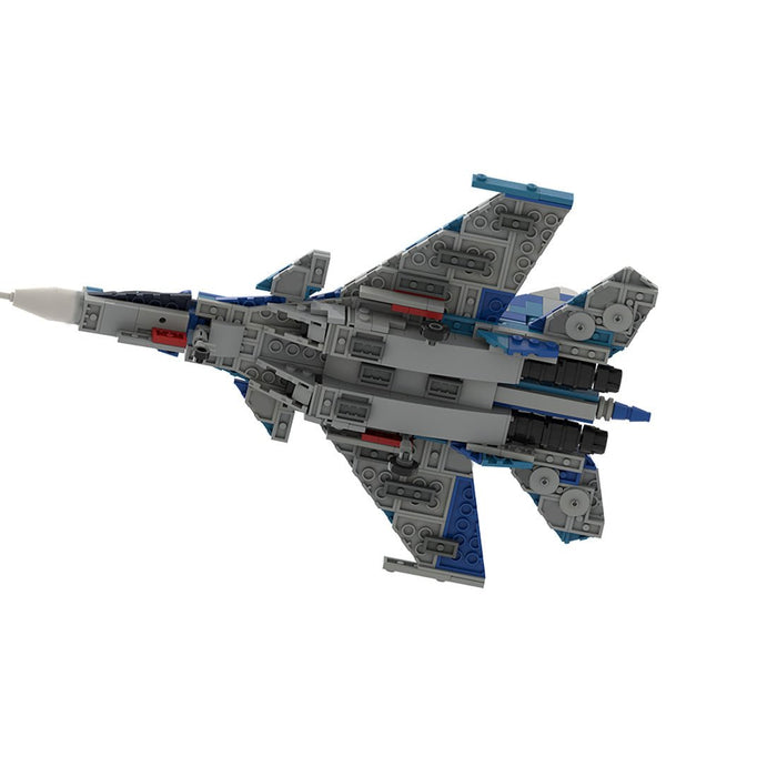 MOC - 173300 Sukhoi SU - 30 - 1:70 Scale Building Blocks - LesDiy - building blocks -
