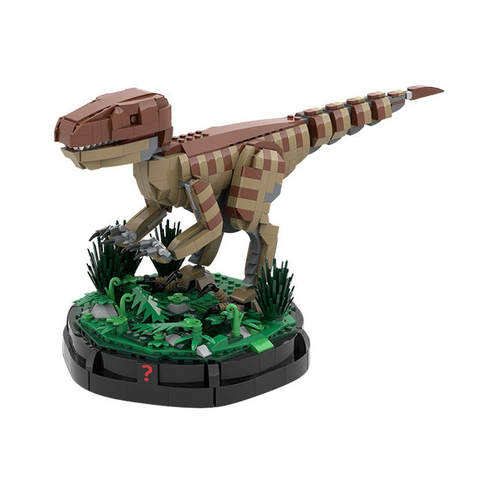 MOC - 175051 Velociraptor Statue Building Blocks - LesDiy - Building Blocks -
