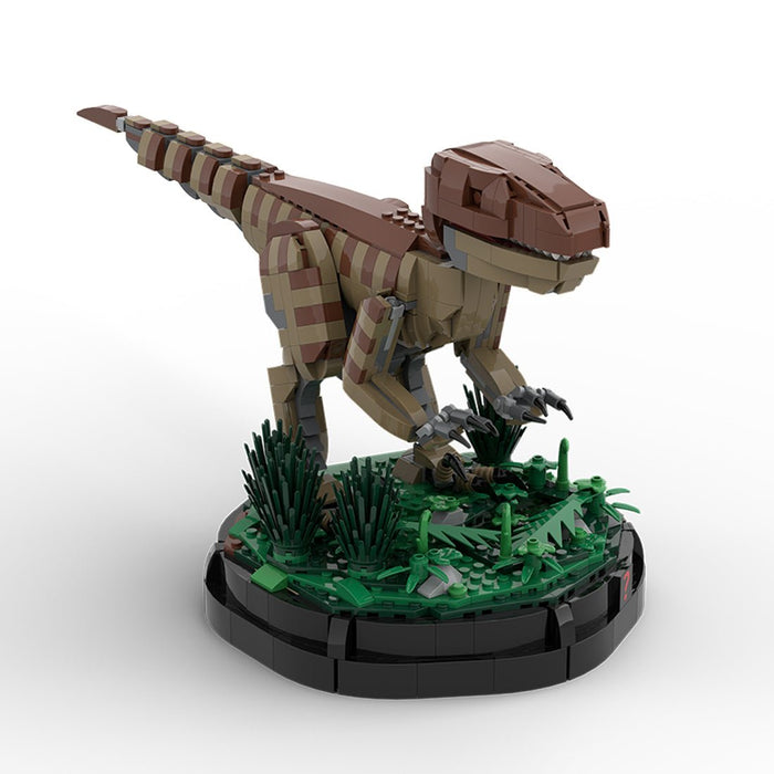 MOC - 175051 Velociraptor Statue Building Blocks - LesDiy - Building Blocks -