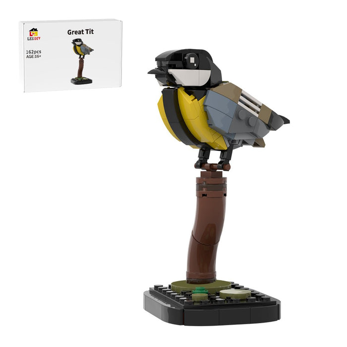 MOC - 175635 Great tit Building Blocks - LesDiy - Building Blocks -