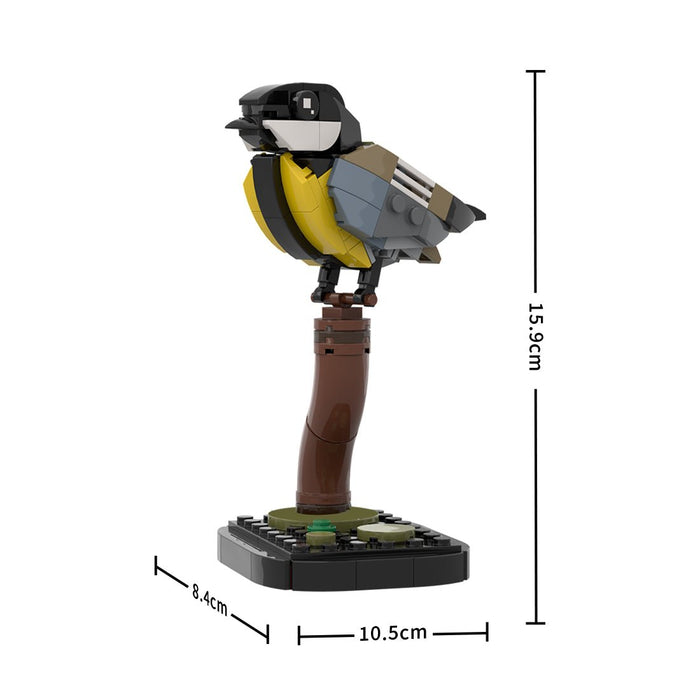 MOC - 175635 Great tit Building Blocks - LesDiy - Building Blocks -