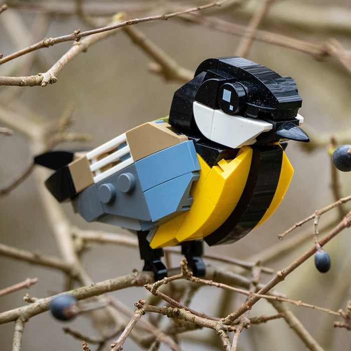 MOC - 175635 Great tit Building Blocks - LesDiy - Building Blocks -