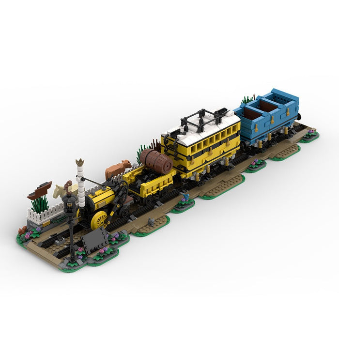 MOC - 176642 Stephenson's Rocket Building Blocks - LesDiy - MOC -