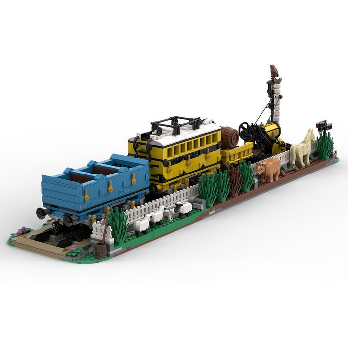 MOC - 176642 Stephenson's Rocket Building Blocks - LesDiy - MOC -