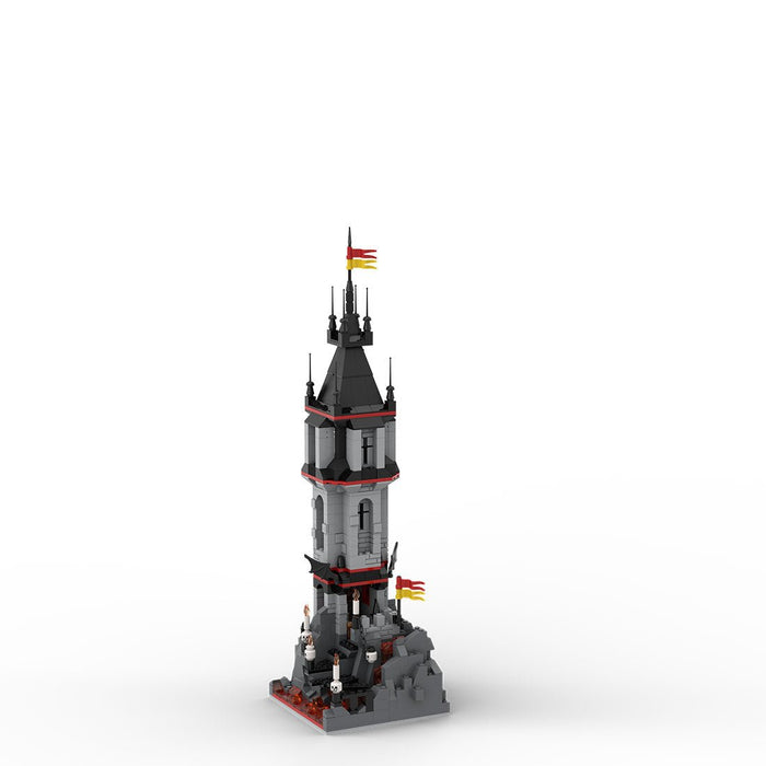 MOC - 176957 Fright Knights Volcanic Outpost - LesDiy -