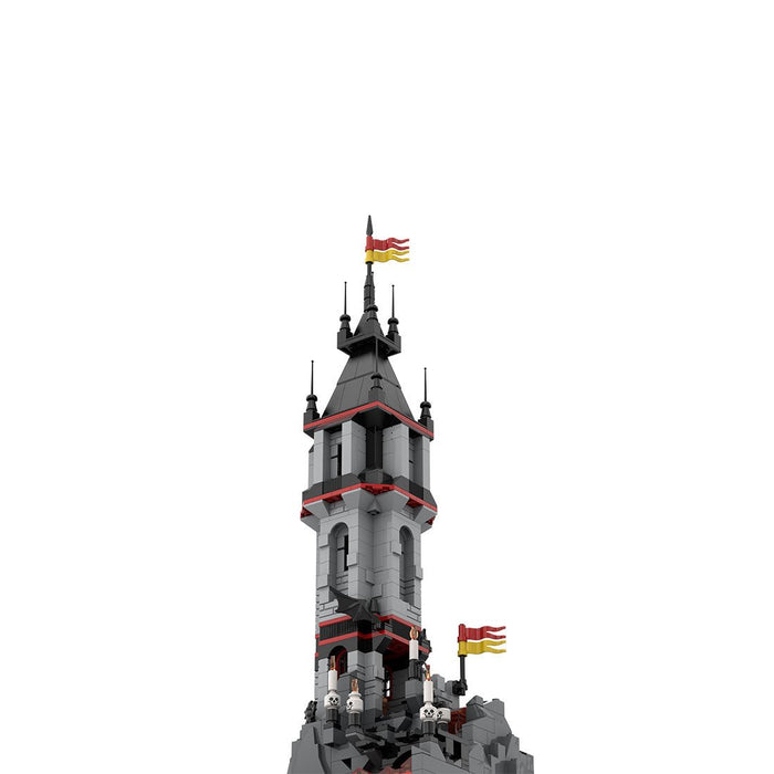 MOC - 176957 Fright Knights Volcanic Outpost - LesDiy -