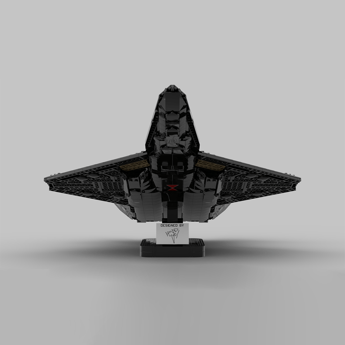 MOC - 177282 1:35 Scale YF - 23 Grey Ghost & Black Widow II Building Blocks - LesDiy - Building Blocks - Black