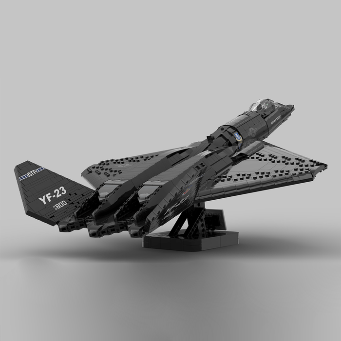 MOC - 177282 1:35 Scale YF - 23 Grey Ghost & Black Widow II Building Blocks - LesDiy - Building Blocks - Black