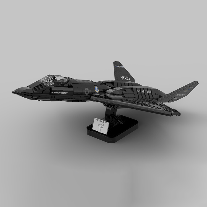 MOC - 177282 1:35 Scale YF - 23 Grey Ghost & Black Widow II Building Blocks - LesDiy - Building Blocks - Black