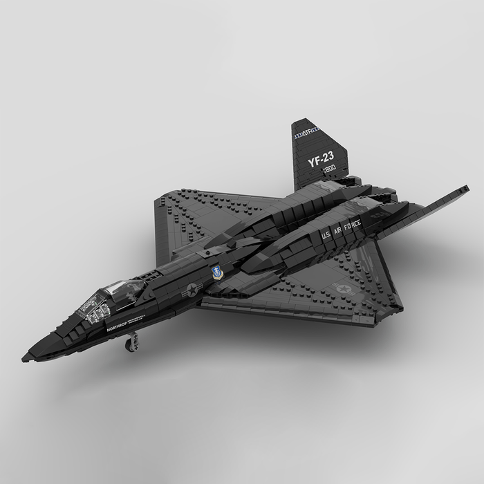 MOC - 177282 1:35 Scale YF - 23 Grey Ghost & Black Widow II Building Blocks - LesDiy - Building Blocks - Black