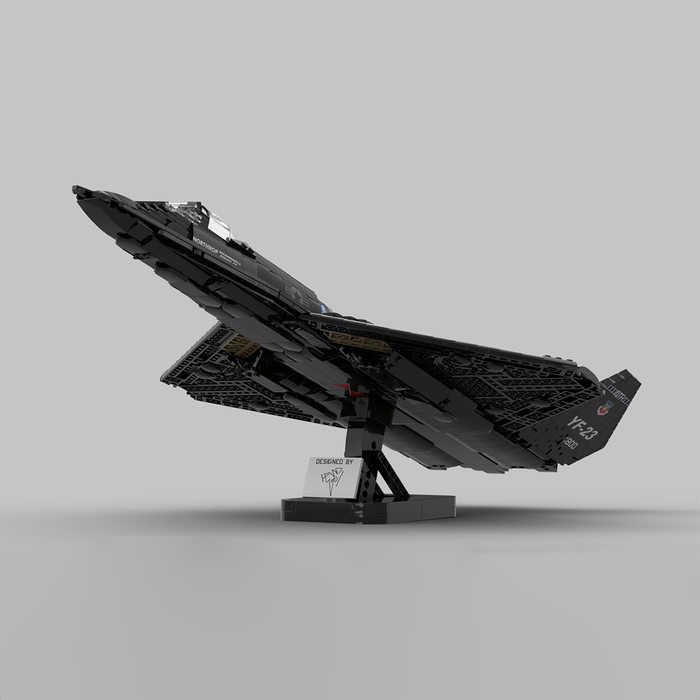 MOC - 177282 1:35 Scale YF - 23 Grey Ghost & Black Widow II Building Blocks - LesDiy - Building Blocks - Black