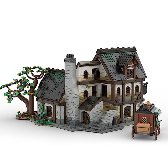 MOC - 177601 Medieval Tavern Assembly Toys Building Blocks - LesDiy - building blocks -