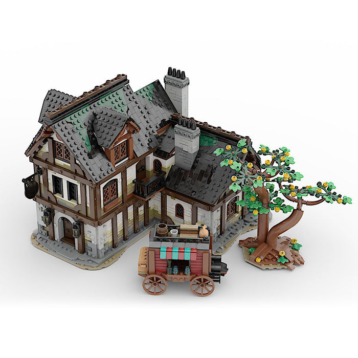 MOC - 177601 Medieval Tavern Assembly Toys Building Blocks - LesDiy - building blocks -