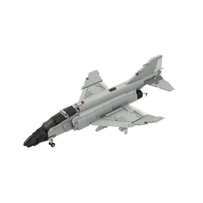MOC - 178143 F - 4 PHANTOM II - 1:35 Scale - LesDiy - building blocks - Green
