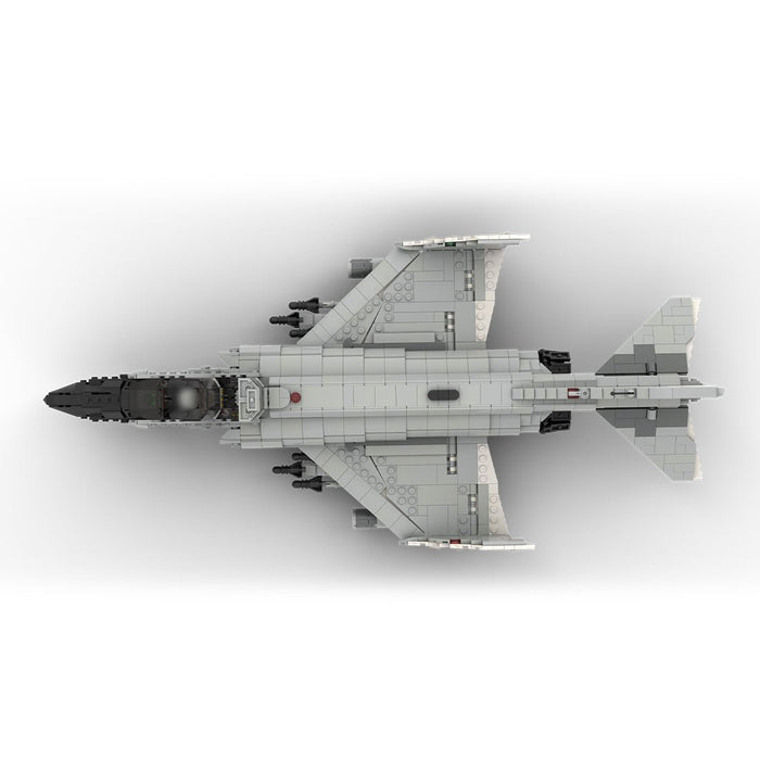 MOC - 178143 F - 4 PHANTOM II - 1:35 Scale - LesDiy - building blocks - Green