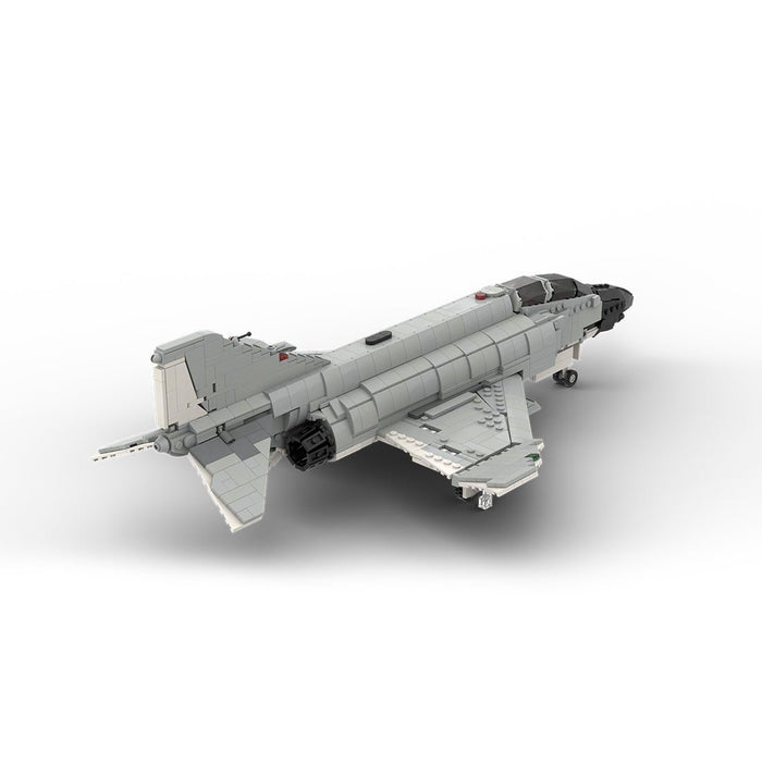 MOC - 178143 F - 4 PHANTOM II - 1:35 Scale - LesDiy - building blocks - Green