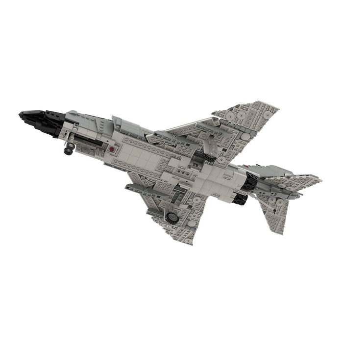 MOC - 178143 F - 4 PHANTOM II - 1:35 Scale - LesDiy - building blocks - Green
