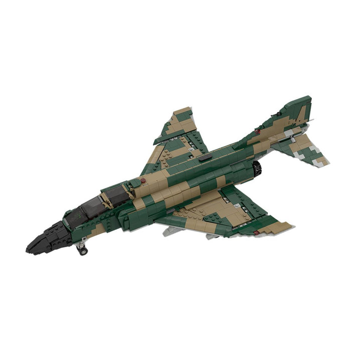MOC - 178143 F - 4 PHANTOM II - 1:35 Scale - LesDiy - building blocks - Tan
