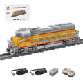 MOC - 180032 Diesel Engine EMD GP40 of Union Pacific Railroad Building Blocks - LesDiy - Locomotive -