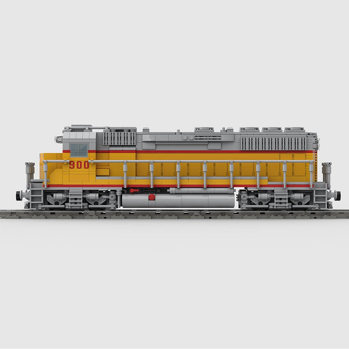 MOC - 180032 Diesel Engine EMD GP40 of Union Pacific Railroad Building Blocks - LesDiy - Locomotive -