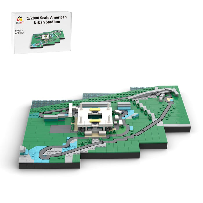 MOC - 180203 Hard Rock Stadium|F1 Miami Grand Building Blocks - LesDiy - Building Blocks -