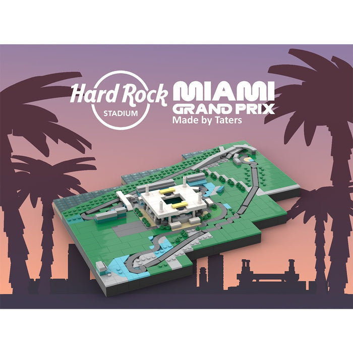 MOC - 180203 Hard Rock Stadium|F1 Miami Grand Building Blocks - LesDiy - Building Blocks -