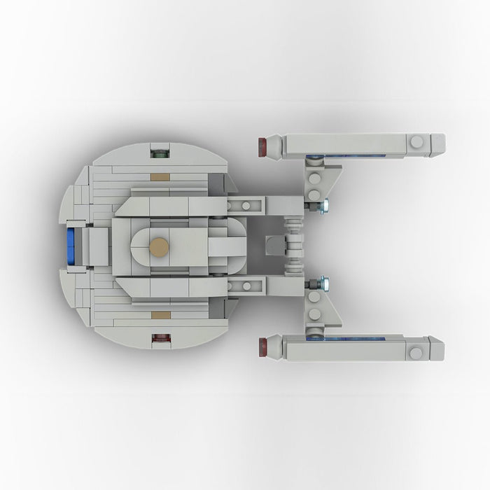 MOC - 181910 1/1500 Scale Sci - Fi Space Starship Building Blocks - LesDiy -